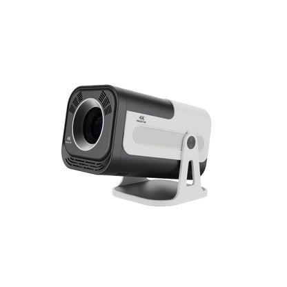 4K home theater projector with adjustable stand and HD short-throw lens — YLEEGS JY320 model