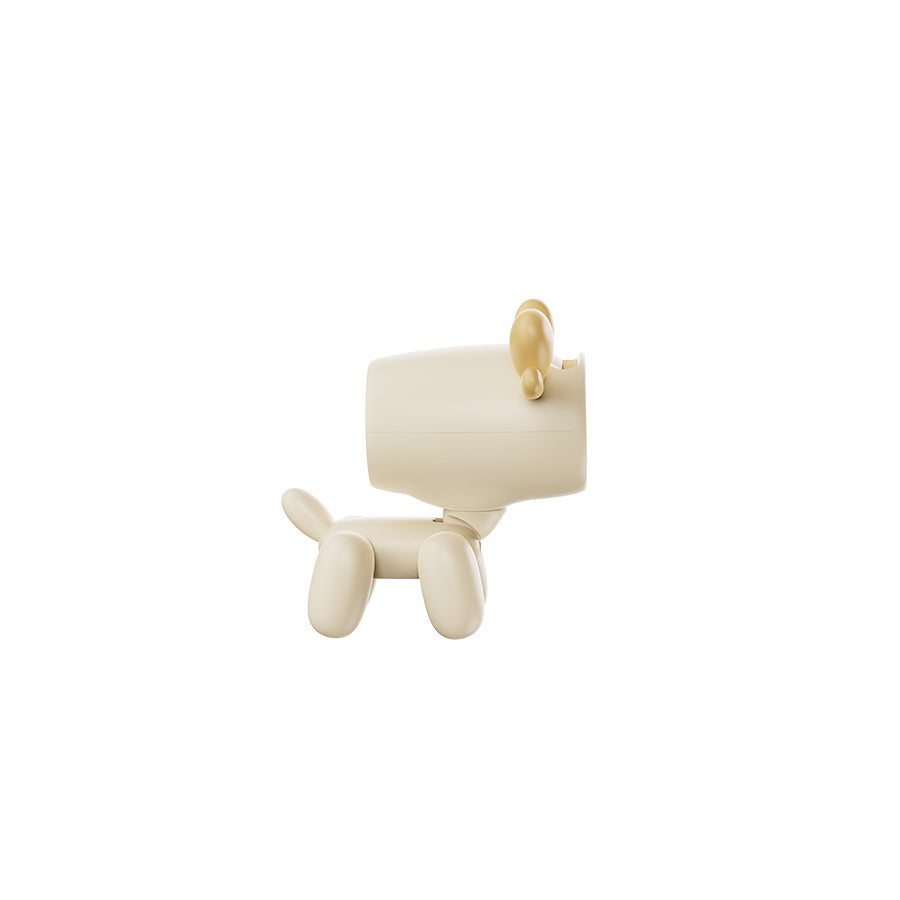 Side view designed with a playful puppy shape in beige, perfect for fun and kid-friendly environments
