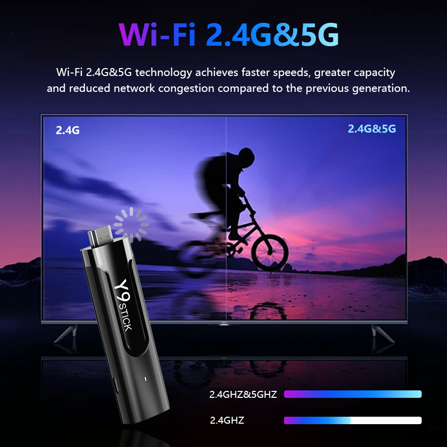 M98-Y9 is streaming services on screen