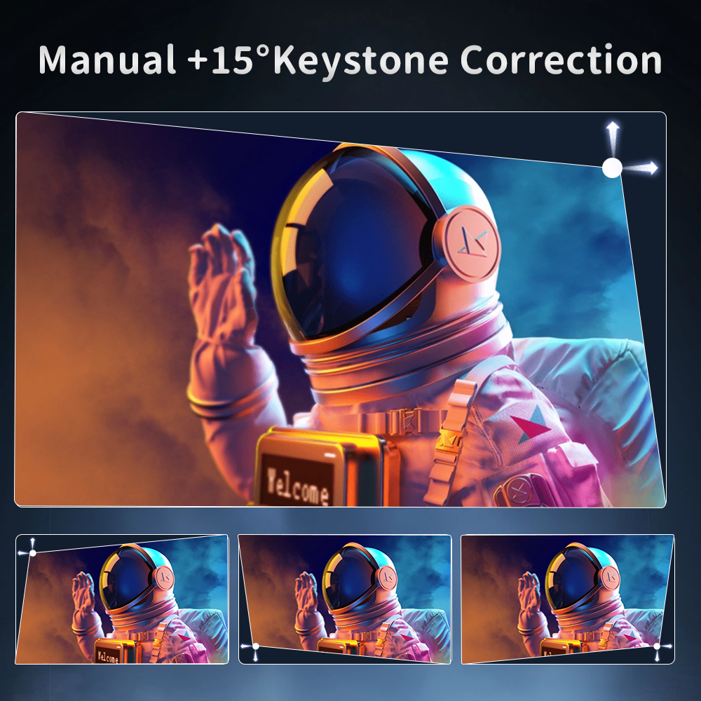 Artistic illustration of an astronaut in a space suit with a reflective helmet, waving against a colorful, smoky background, highlighting space exploration and futuristic themes.