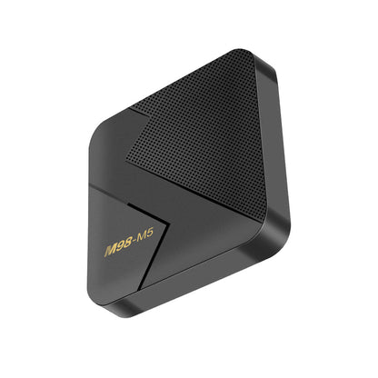 M98-M5 – sleek black streaming media player for smart TV entertainment