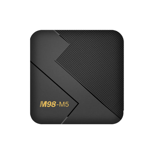 Compact black M98-M5 for 4K streaming and home entertainment setup